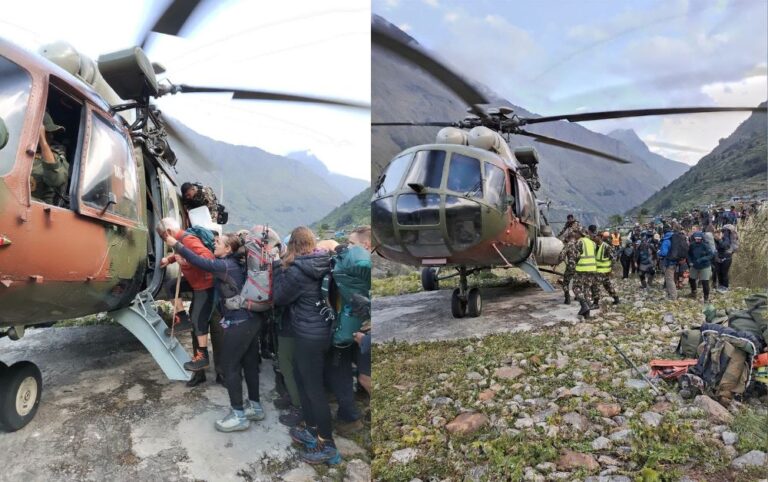 Budhigandaki Flood: 95 people rescued by the Nepal Army; 35 brought to Kathmandu.